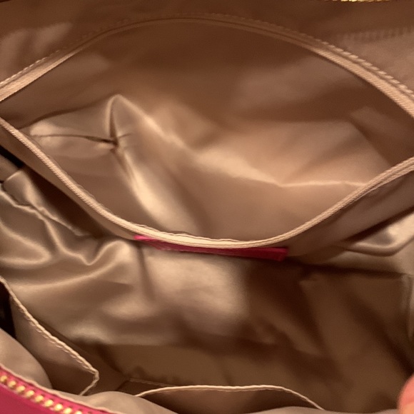 Coach Vintage Ashley Pink Pleated Leather Convertible Hobo Bag EUC - Picture 10 of 14